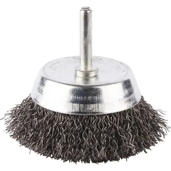 kartáč na vrtačku Hrncový ocelový kartáč Makita D-39920 - 63x6mm, válcová stopka