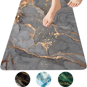 Koupelnová předložka KOUPELNOVÁ PŘEDLOŽKA XXL PROTISKLUZOVÁ RYCHLESCHNOUCÍ SAVÝ KOBEREC 50 x 80 cm