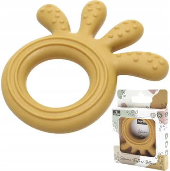 Kousátko na zuby Lorelli silikonové žluté