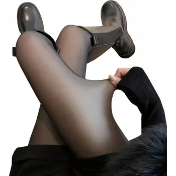 Dámské punčochy Punčocháče hladké SNM P179 grube 200 den černé velikost M/L