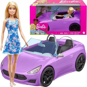 Panenka Barbie Kabriolet + Panenka 1