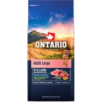 Krmivo pro psa Ontario Adult Large Lamb &amp; Brown Rice 20 kg