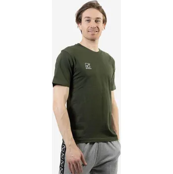 GIVOVA Pánské Tričko Givova v Armádní Zelené Bavlně 4XL ZELENÁ