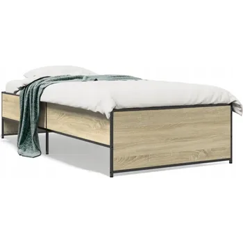 Ložnice Rám postele, dub sonoma, 100 x 200 cm, materiál na bázi dřeva