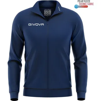 Dámská mikina GIVOVA Givova Polarfleece Sporttrui Unisex - Warm & Ademend MODRÁ
