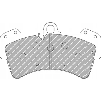 Brzdová destička Ferodo FCP1626H Sada brzdových destiček, kotoučové brzdy