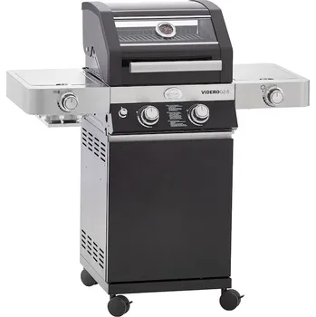 Zahradní gril Typ Grilu#-#G2-S RÖSLE Videro G2-S Vario+, Gril plynový, 47,5 x 45 cm, litinový Dvou hořákový gril 2 x 3,5 kW, Prime zona, postranní hořák, ROŽEŇ ZDARMA