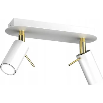 MILAGRO Stropní svítidlo PRESTON ZLATÁ/BÍLÁ GU10