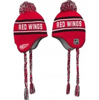 Čepice Dětská zimní čepice Detroit Red Wings NHL Jacquard Tassel Knit With Pom