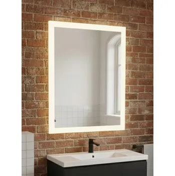 Zrcadlo Zrcadlo LED Lena s dotykovým spínačem | 50×50 cm | Teplá bílá 3000K | Vyrobeno v PL