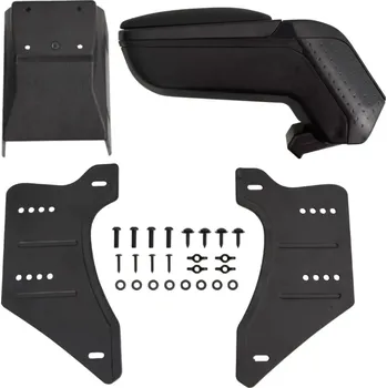 Autosedačka zahrada-XL Loketní opěrka univerzální černá 13 x 33 x (33–53) cm ABS 154644