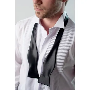 Motýlek Vázací motýlek Avantgard - černý Velikost: 38