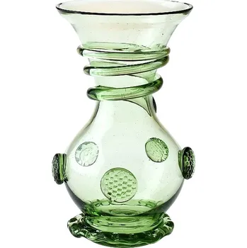 Váza Sklářská huť ToMi, Vrbno pod Pradědem Váza malá s malinami 14,5 cm