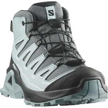 Dětská treková obuv Salomon X Ultra Mid GTX J L47746100 - turbulence black/tourmaline 30