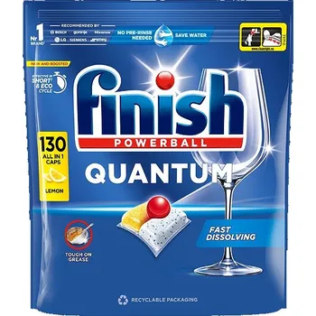 Finish Quantum All In 1 Caps Lemon 130 ks
