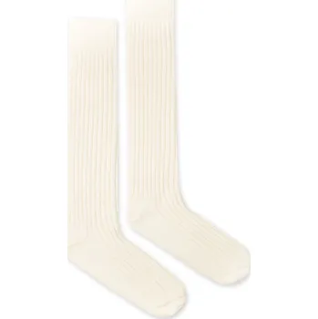 Dámská móda Vlněné podkolenky Vlnáč žebro béžové M (39-42)