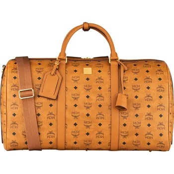 Cestovní taška Mcm Pánská Taška Na Víkend Ottomar, koňaková / černá, one size