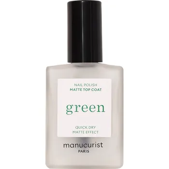 Lak na nehty Manucurist Lak Top coat Mat Green
