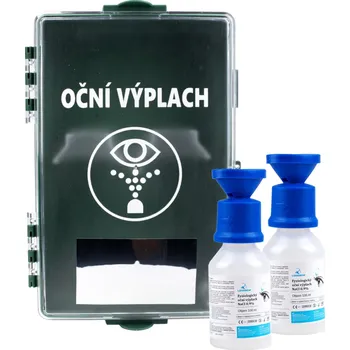 Lékárnička EYEWASH - Sada - Fyziologický roztok pro výplach očí - 2x 100ml