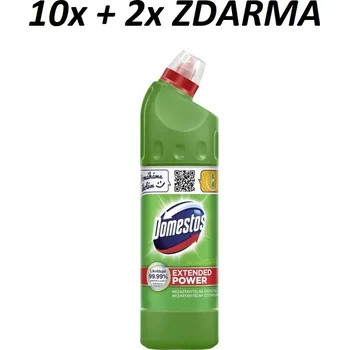 Sada koupelnových doplňků DOMESTOS WC 750ml 10x + 2x ZDARMA