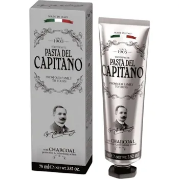 Dentální hygiena CAPITANO 1905 CHARCOAL - premium zubní pasta s aktivním uhlím 75 ml + DÁREK ZDARMA pasta 15 ml IDDRZEX08827