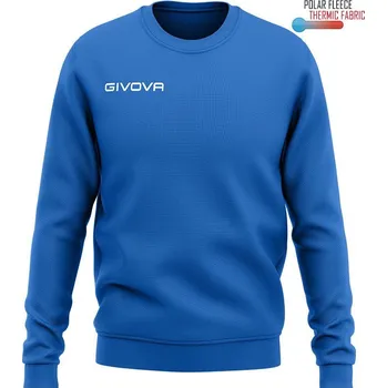 Dámská mikina GIVOVA Givova Maglia Polarfleece One – fleecová mikina 4XS MODRÁ