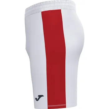 Pánské kraťasy JOMA Sportovní Šortky Joma Maxi - Pohodlí a Výkon pro Muže BÍLÁ|ČERVENÁ