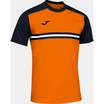 Pánské tričko JOMA Sportovní tričko Joma Hispa IV oranžovo-černé S ORANŽOVÁ|ČERNÁ