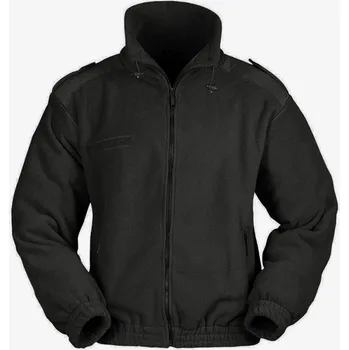 Pánská mikina Mikina ARMY fleece Černá, Velikost: M