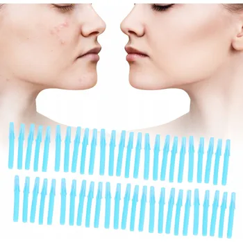 Vrták SADA JEHEL NA ODSTRAŇOVÁNÍ ČERNÝCH TEČEK, AKNÉ A PUPÍNKŮ 50 KS