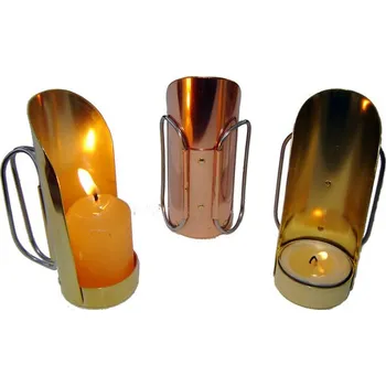 Svítilna TDC Mosazná lucerna na svíčky TREKKER LANTERN - Brass