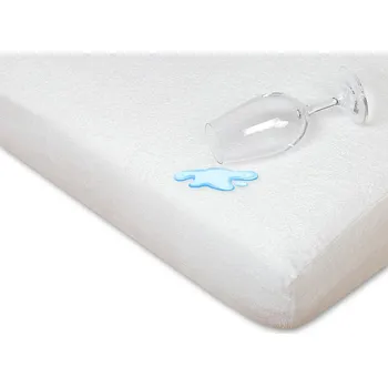 Nepropustné prostěradlo froté bílé 120x220