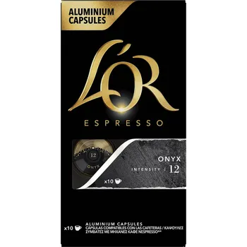 L'Or Onyx kapsle 10ks cena za kartonové balení (Kartonové balení : 10 ks)
