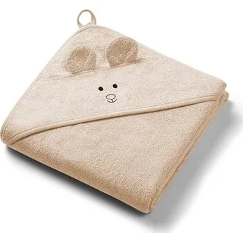 BabyOno Dětská osuška s kapucí 100x100 cm Králík Hnědá
