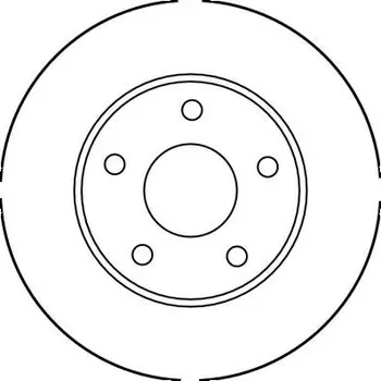 Brzdový kotouč TRW DF1647 Brzdový kotouč