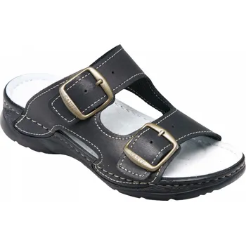 Dámská zdravotní obuv Dámský černý pantofel SANTÉ Velikost: 39