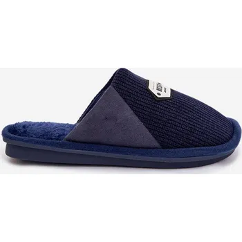 Sada pánského spodního prádla Pánské nazouváky s nášivkou Presine – tmavě modré Velikost: 41