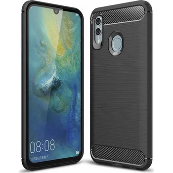 Pouzdro na mobilní telefon Pouzdro Carbon Case pro Huawei P Smart 2019 / Honor 10 Lite černé