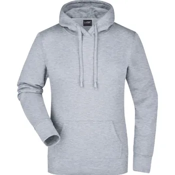 Dámská mikina Daiber Dámská mikina s kapucí Hooded Sweat JN051 Barva: Šedý melír, Velikost: L