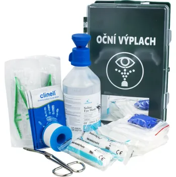 Lékárnička EYEWASH - Stanice pro výplach očí - s náplní při poranění oka