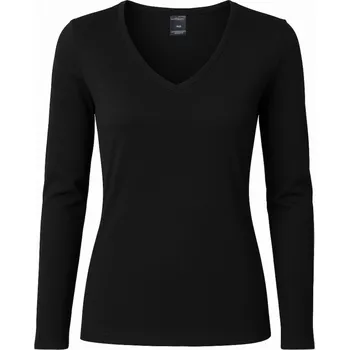 Dámské tričko LAMBESTE triko dámské dlouhý rukáv (042V) Barva: černá, Velikost: M