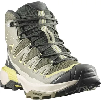 Pánská treková obuv Salomon X Ultra 360 Edge Mid GTX M L49098600 - olive night/aloe/endive 42