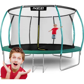 Trampolína Neo-Sport Trampolína 435cm zelená