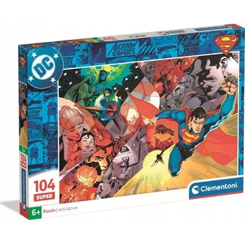 Puzzle Puzzle 104 dílků Super Kolor Superman 25074