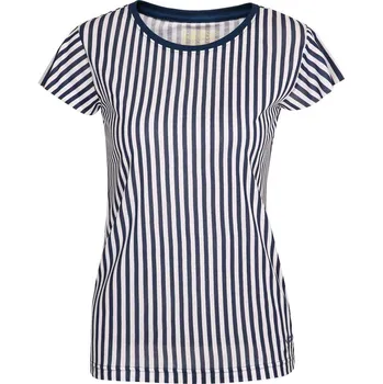 Dámské tričko NAAK Dámské T-shirt Nax Huda - Měkká Bavlna a Pohodlí MODRÁ|VÍCEBAREVNÁ