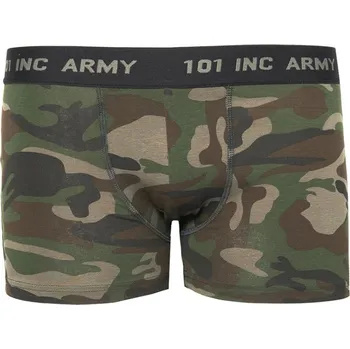 Pracovní kombinéza Boxerky maskáčové army 101.INC, Velikost: S- akce