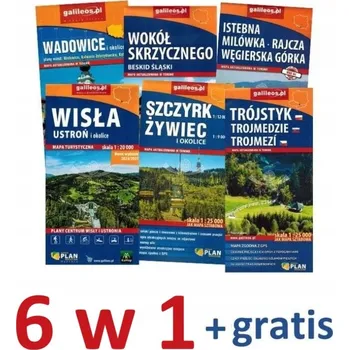 Mapa - Wisła, Ustroń i okolice 1:20 000 Kolektiv autorů