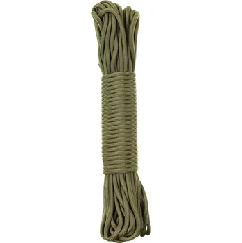 Lano Parachute cord MFH zelený, Provedení: 50ft / 15m