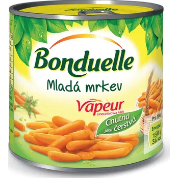 Potravina Bonduelle Vapeur Mladá Mrkev celá 212ml malá (Kartonové balení : 12 ks)