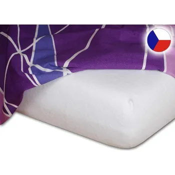 Bytový textil Froté prostěradlo 160x200 EXCLUSIVE bílé
